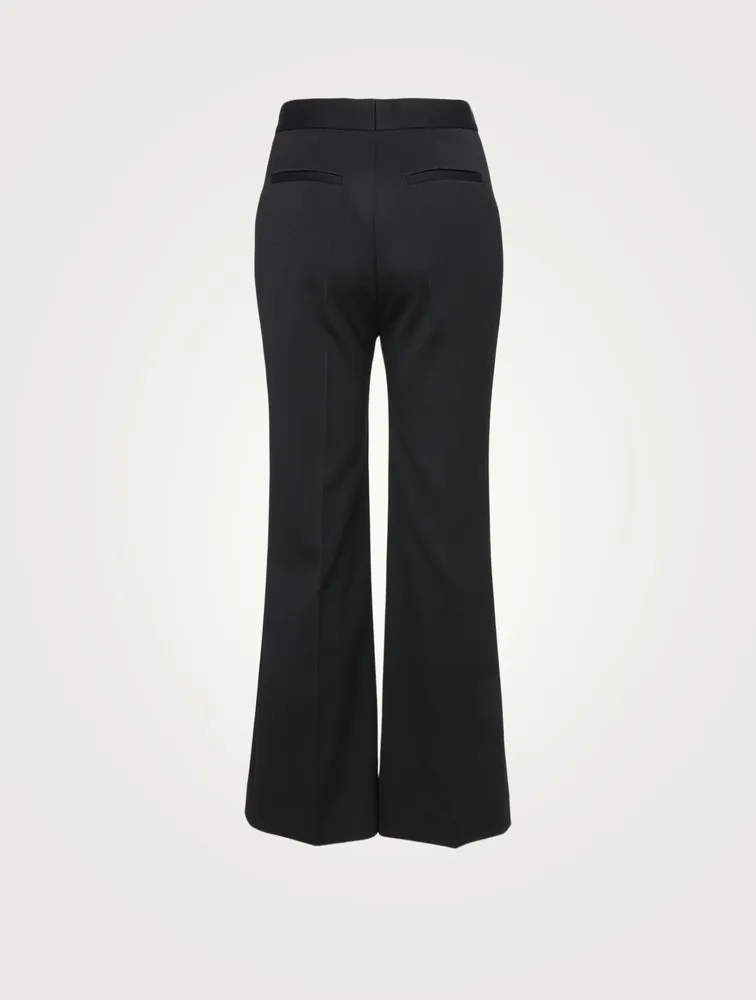 High-Waisted Cropped Pants