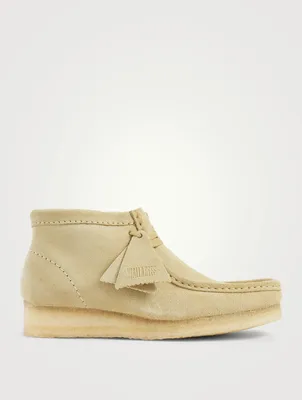 Wallabee Suede Lace-Up Ankle Boots