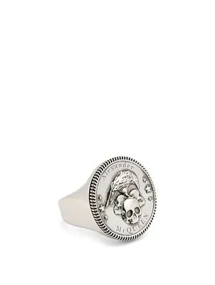 Crown And Skull Seal Ring