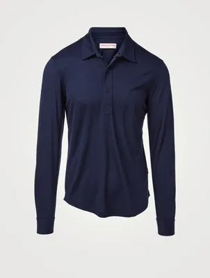 Sebastian Merino Long-Sleeve Polo Shirt