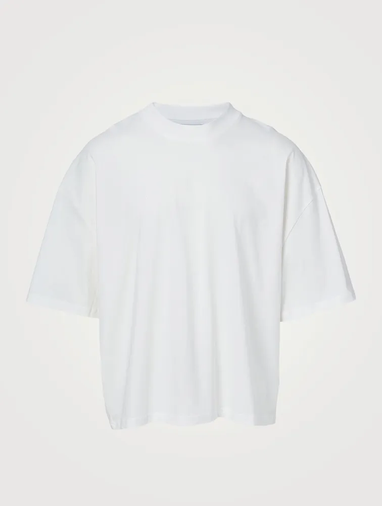 Piu Boxy-Fit T-Shirt With Tonal Logo