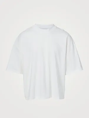 Piu Boxy-Fit T-Shirt With Tonal Logo