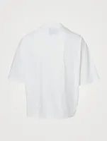 Piu Boxy-Fit T-Shirt With Tonal Logo