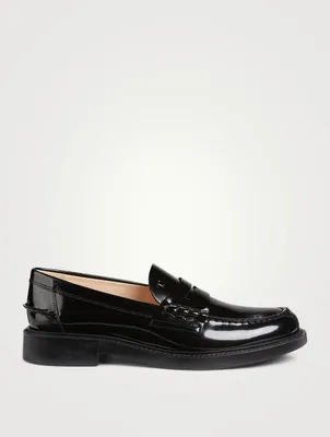 Patent Leather Penny Loafers