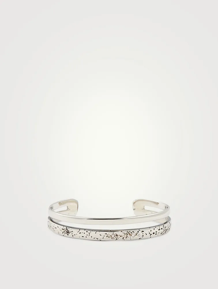 Molten Textured Cuff Bracelet