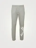 Cotton-Blend Jogger Pants With Logo