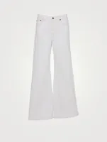 Cotton Stretch Flared Jeans