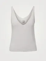 Sleeveless V-Neck Top