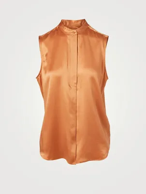 Therese Silk Sleeveless Top