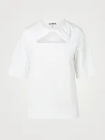 Cotton Jersey Twist T-Shirt