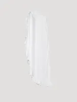 Lotus Linen One-Shoulder Maxi Dress