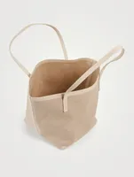 Park Three Canvas And Leather Tote Bag