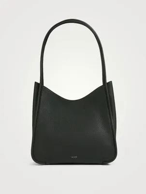 Symmetric Leather Tote Bag