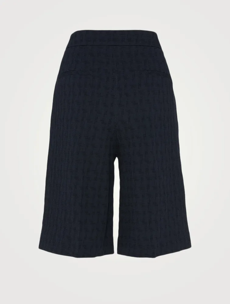 Cotton-Blend Bermuda Shorts