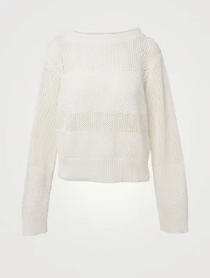 Elia Cotton Long-Sleeve Sweater