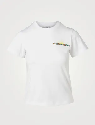 Slim-Fit T-Shirt With Sunshine Logo
