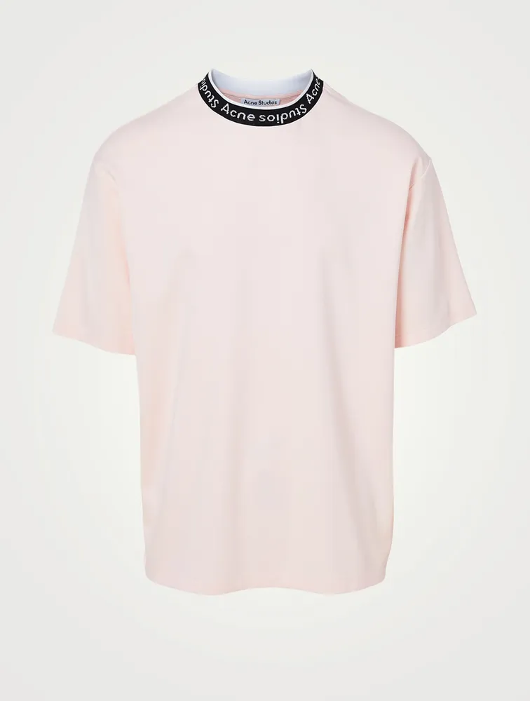 Relaxed T-Shirt With Jacquard Logo