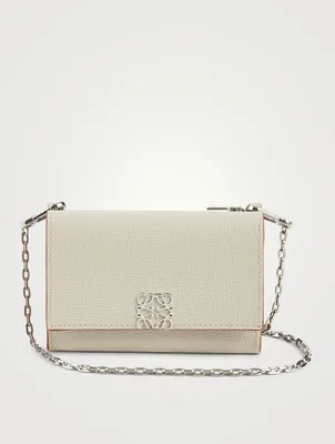 Small Leather Chain Wallet Bag