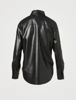 Paloma Faux Leather Shirt