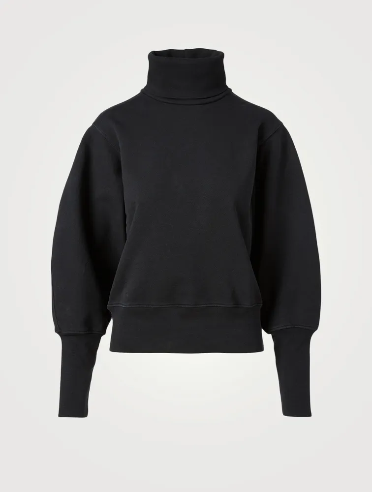 Cotton Turtleneck Sweatshirt