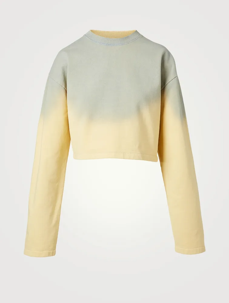 Sprayed Cropped Sweatshirt