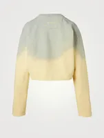 Sprayed Cropped Sweatshirt