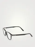 Square Optical Glasses With Blue Block Lenses