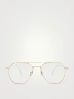 Aviator Optical Glasses With Blue Block Lenses