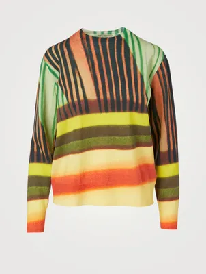 Nacre Cotton-Blend Sweater