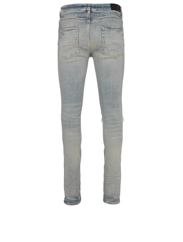 MX1 Skinny Jeans With Leather Patches