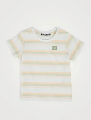 Kids' Cotton T-Shirt Striped Print