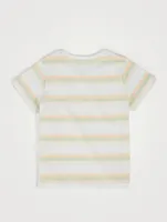 Kids' Cotton T-Shirt Striped Print