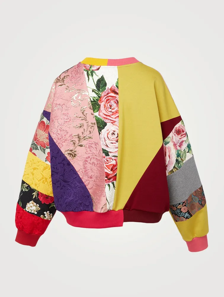 Patchwork Jersey Sweatshirt