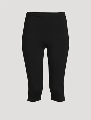 Compact Knit Cropped Leggings
