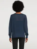 Linen V-Neck Sweater