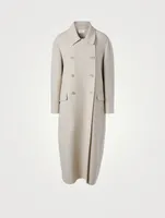Dilona Brushed Cashmere Long Coat