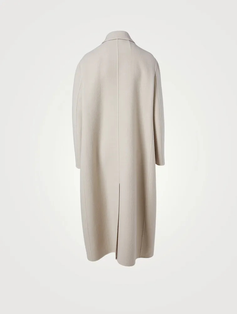 Dilona Brushed Cashmere Long Coat