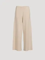 Chuk Wool And Silk Wide-Leg Pants