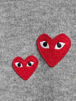 Wool Double Heart Cardigan