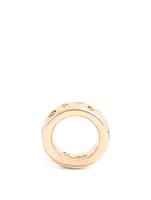 Iconica 18K Rose Gold Ring With Diamonds