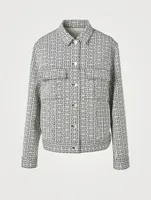 4G Jacquard Denim Jacket