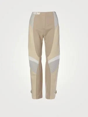 Brooke High-Waisted Tapered Pants