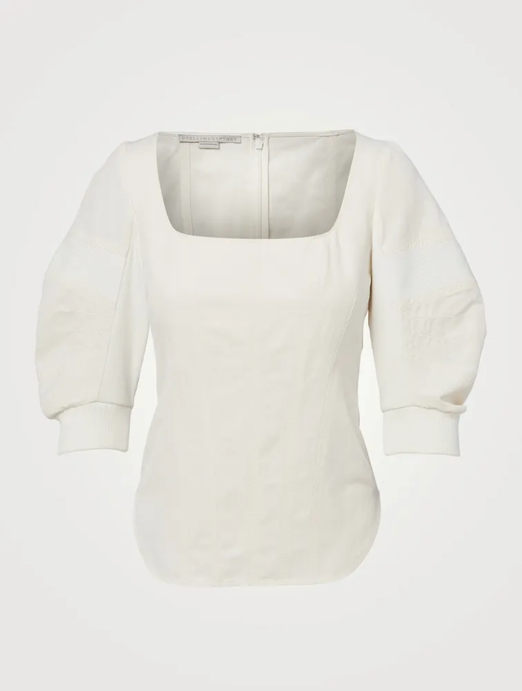 Fiona Cotton And Linen Blouse