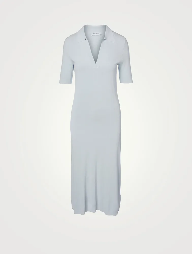 Baize Polo Midi Dress