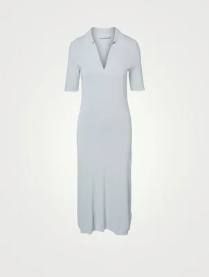 Baize Polo Midi Dress