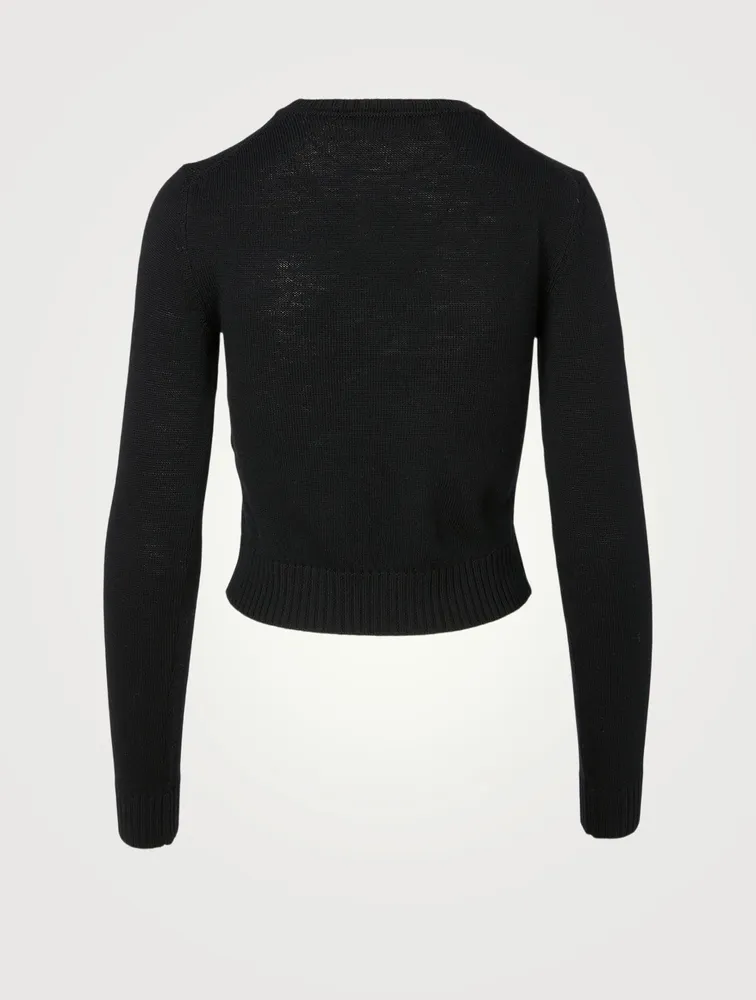 Wool Cropped Sweater