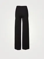 Fluid Jersey Straight-Leg Pants