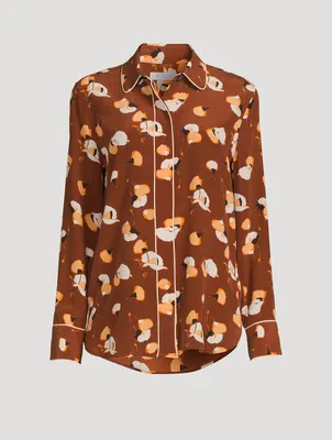 Audete Silk Printed Shirt