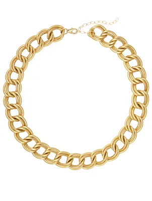 Camelot 14K Goldplated 14-Inch Choker Necklace