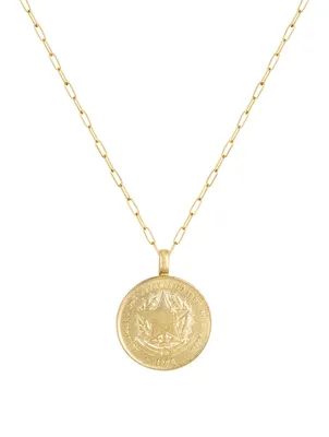 Stargazer 14K Gold Filled Coin Necklace